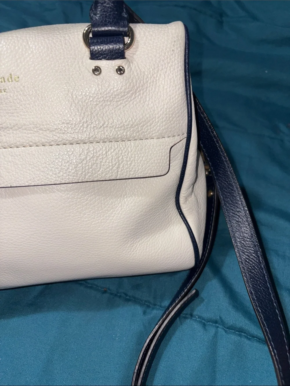 Kate Spade Grant Park Hadlen Leather Satchel Crossbody ** Free Dusty!